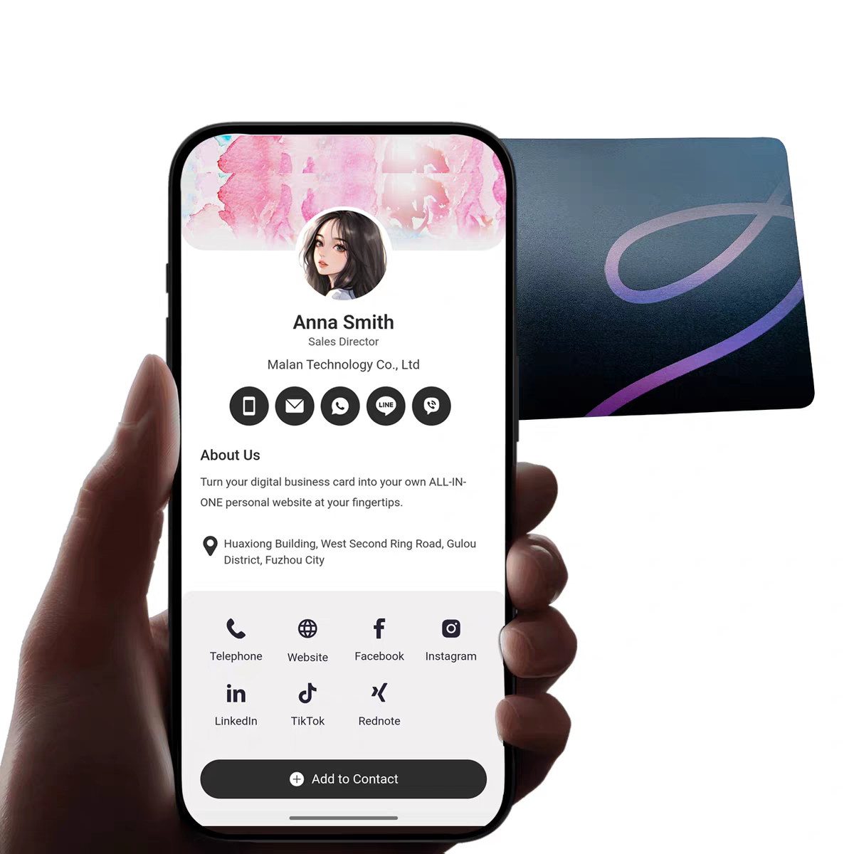 Smart NFC Business Card